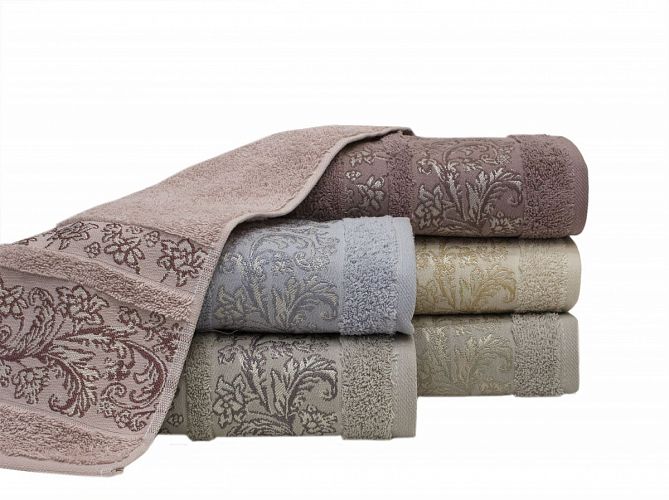 Полотенце Карвен Vip Cotton "MILANO" 50*90 6шт.махра H 3282