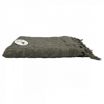 Полотенце Kарвен Vip Cotton 70*140 1шт махра H5168 DONENCE Green