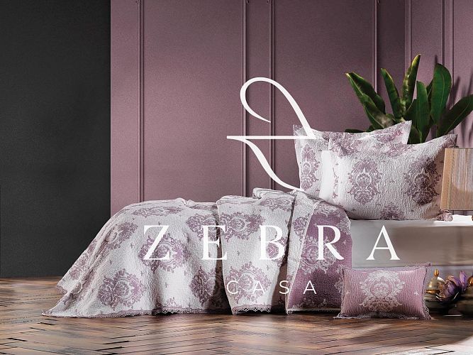 Покрывало ZEBRA CASA "ALL DAYS Damask" евро (250*260) Y 775