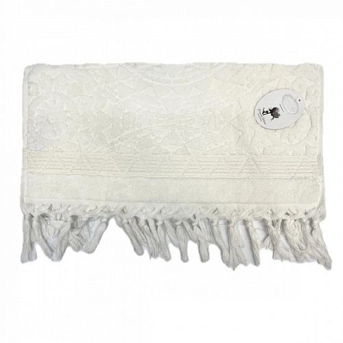 Полотенце Kарвен Vip Cotton 50*90 1шт махра H5167 DONENCE Cream