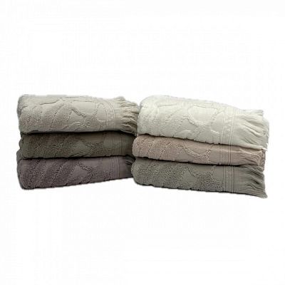 Полотенце Kарвен "YONCA" 50*90 6шт махра H5161 