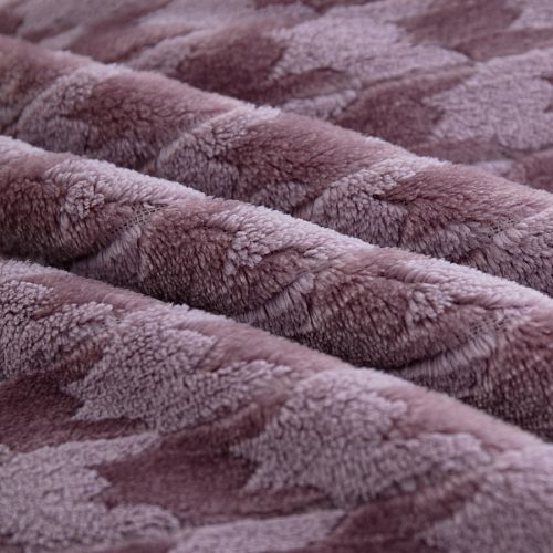 Плед Karven фланель 1,5 спальн. PL 013 JACQAURD v6/Purple
