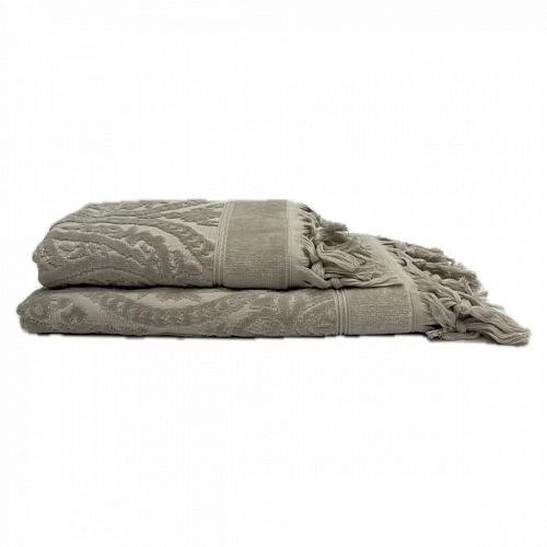 Полотенце Kарвен Vip Cotton 50*90 1шт махра H5167 LALEZAR Coffee