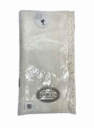 Полотенце Kарвен Vip Cotton 50*90 1шт махра H5167 DONENCE Cream