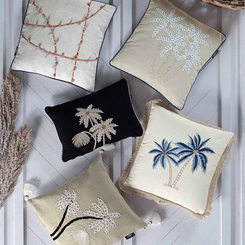 Подушка декоративная новогодняя Sarev 45 *45 Е011 SIRENA Bej