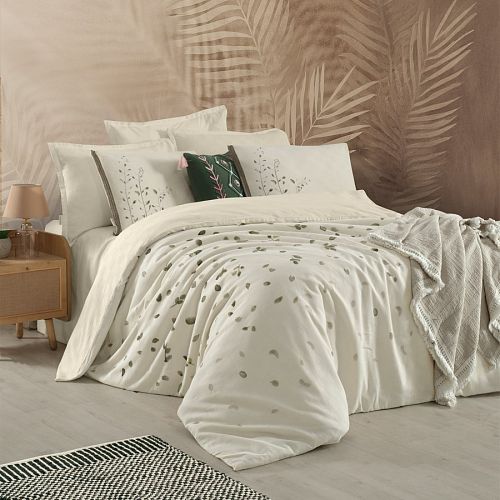 Постельное белье Sarev Mood Comfort муслин евро N357 SALERNO v1/Ekru