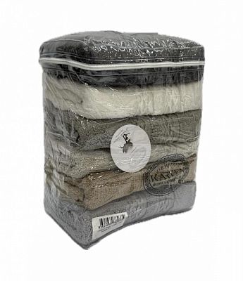 Полотенце Kарвен "CAKIL TASI" 50*90 6шт махра H5161 