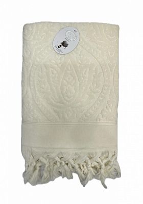 Полотенце Kарвен Vip Cotton 70*140 1шт махра H5168 LALEZAR Cream