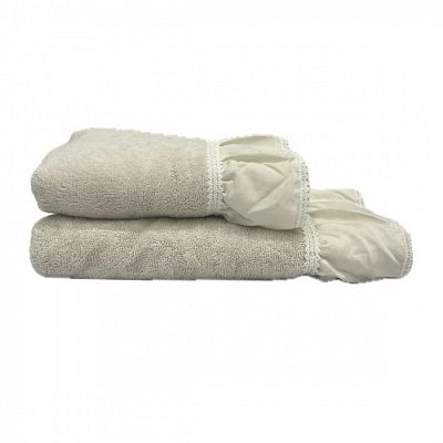 Полотенце Kарвен Vip Cotton 70*140 1шт махра H5170 ISABELLA Beige