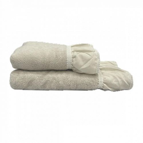 Полотенце Kарвен Vip Cotton 70*140 1шт махра H5170 ISABELLA Beige