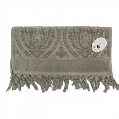 Полотенце Kарвен Vip Cotton 50*90 1шт махра H5167 LALEZAR Coffee