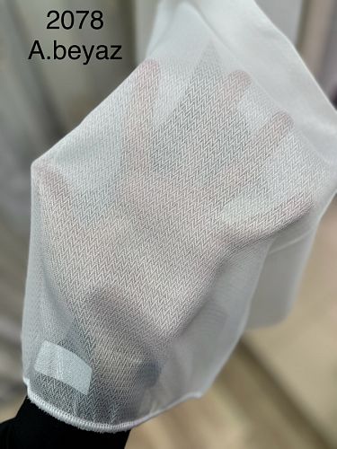 Тюль- сетка однотонная 2078