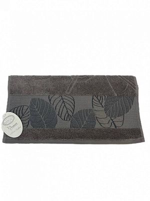 Полотенце Карвен "ASEL" 50*90 1шт. микрокоттон H6019 Gray