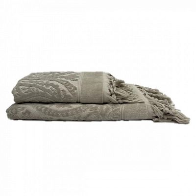 Полотенце Kарвен Vip Cotton 70*140 1шт махра H5168 LALEZAR Coffee