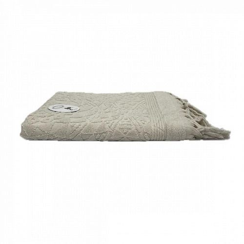 Полотенце Kарвен Vip Cotton 70*140 1шт махра H5168 DONENCE Beige