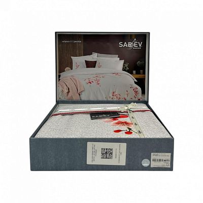 Постельное белье "Sarev" fancy евро N389 ORIANA v1/Pembe