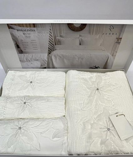 Комплект ZEBRA CASA 7 пр. Y1079 ROSALINDA KREM