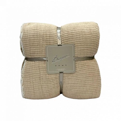 Покрывало SAREV BAZAAR BOWIE муслиновое 1,5 спальн Y1046 v1/Bej