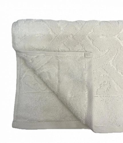 Полотенце Kарвен Vip Cotton 70*140 1шт махра H5168 ROMA Cream
