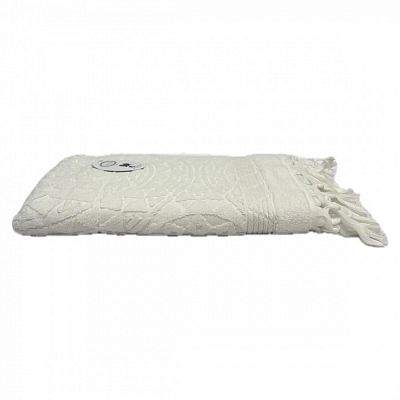 Полотенце Kарвен Vip Cotton 70*140 1шт махра H5168 DONENCE Cream