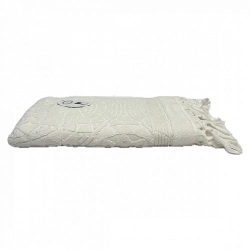 Полотенце Kарвен Vip Cotton 70*140 1шт махра H5168 DONENCE Cream