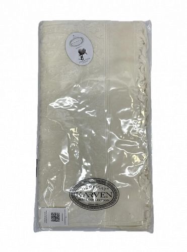 Полотенце Kарвен Vip Cotton 50*90 1шт махра H5167 LALEZAR Cream