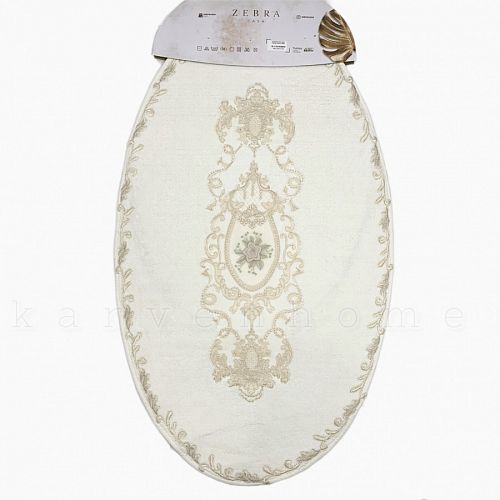 Набор ковриков для ванной  Zebra Casa овал 115*70/60*80 FLORANSA KV 282 