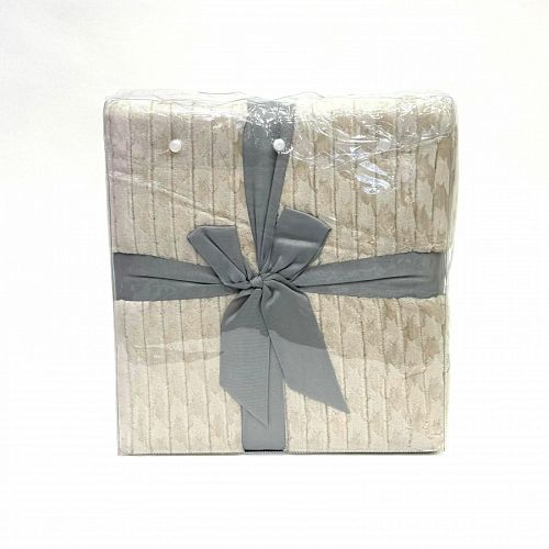 Плед Karven фланель 1,5 спальн. PL 013 JACQAURD v5/Beige