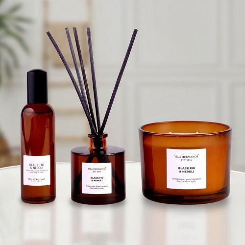 Свеча ароматическая Sarev 350 гр. AR 009 BLACK FIG NEROLI CANDLE