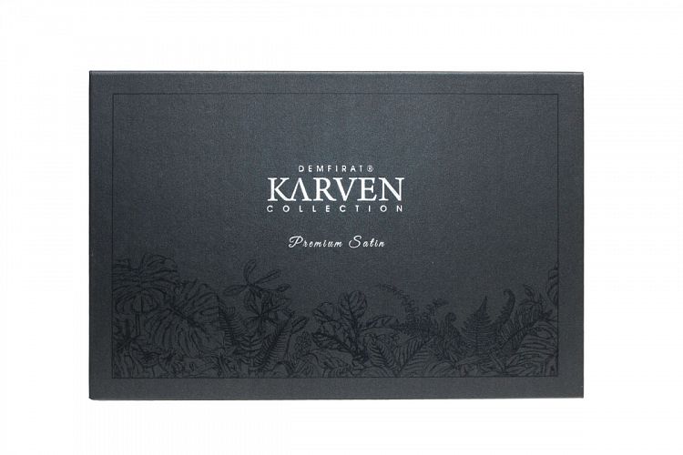 Постельное белье Karven (300 tc) премиум сатин евро N359 LILY Berry