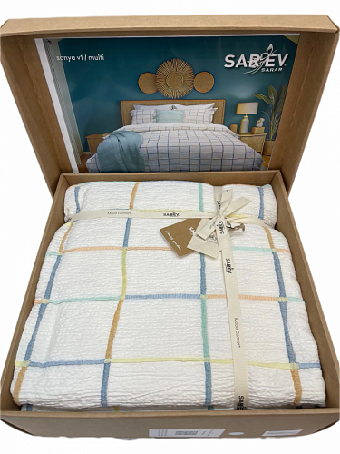 Постельное белье Sarev Mood Comfort муслин евро N370 SONYA v1/Multi