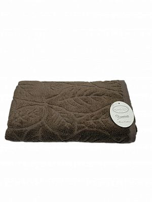 Полотенце Карвен "LISA" 70*140 1шт. микрокоттон H6020 Dark Brown