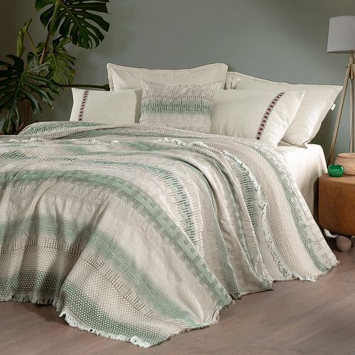 Покрывало SAREV Mood Comfort  1,5 сп.  Y1016/1 PETAL v1/YESIL