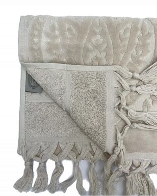 Полотенце Kарвен Vip Cotton 70*140 1шт махра H5168 LALEZAR Powder