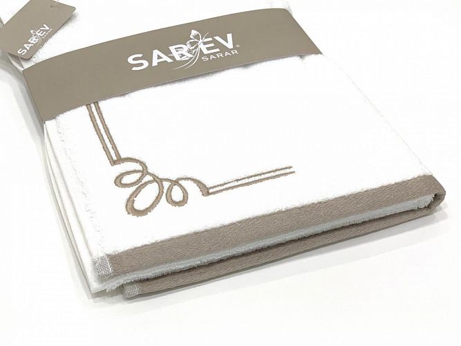 Полотенце Sarev "KIROS" 50*90 1шт. махра  Н 971.