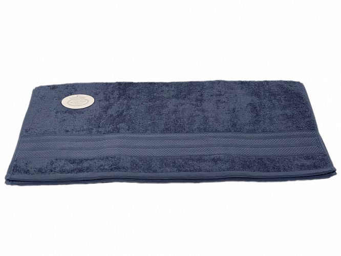 Полотенце Kарвен "PETEK BORDUR DUZ "Lux Cotton 50*90 1шт махра  H 5159 lacivert