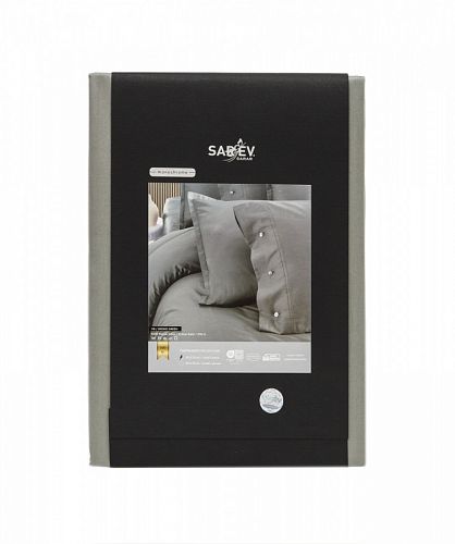 Наволочка Sarev 50*70 см NV001 MONOCHROME v6/Smoke Green