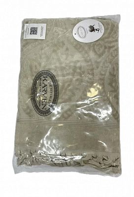 Полотенце Kарвен Vip Cotton 70*140 1шт махра H5168 LALEZAR Beige