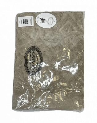Полотенце Kарвен Vip Cotton 70*140 1шт махра H5168 ROMA Coffee
