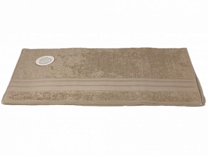 Полотенце Kарвен "PETEK BORDUR DUZ "Lux Cotton 50*90 1шт махра  H 5159 bej 2