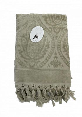 Полотенце Kарвен Vip Cotton 70*140 1шт махра H5168 LALEZAR Beige