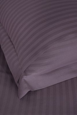 Наволочки Karven Stripe Satin 50*70 (+5см) 2 шт k.murdum/т.лиловый