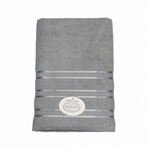 Полотенце Карвен Mikro Delux махра 70*140 1 шт. Н 5154 gri/ser 1