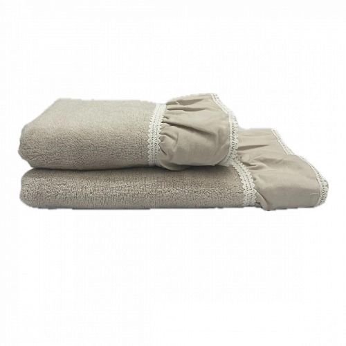 Полотенце Kарвен Vip Cotton 70*140 1шт махра H5170 ISABELLA Powder