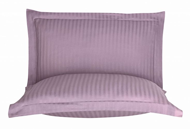 Постельное белье "Карвен" Stripe Satin семейное N 164-SS 010 лиловый