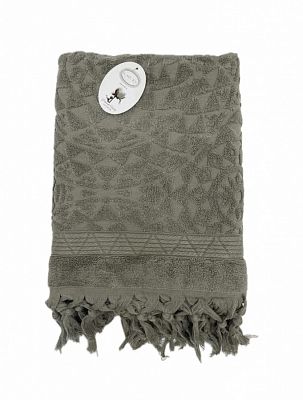 Полотенце Kарвен Vip Cotton 70*140 1шт махра H5168 DONENCE Green