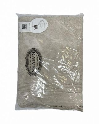 Полотенце Kарвен Vip Cotton 70*140 1шт махра H5168 DONENCE Beige