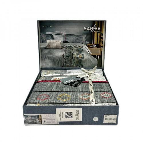 Постельное белье "Sarev" fancy dream 1.5 спальн. N388 ZENO v1/Gri