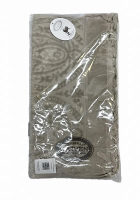 Полотенце Kарвен Vip Cotton 50*90 1шт махра H5167 LALEZAR Coffee