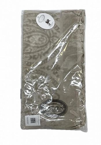 Полотенце Kарвен Vip Cotton 50*90 1шт махра H5167 LALEZAR Coffee